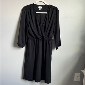 Old Navy Black Long Sleeve Dress